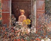 Camille At The Window - 克劳德·莫奈